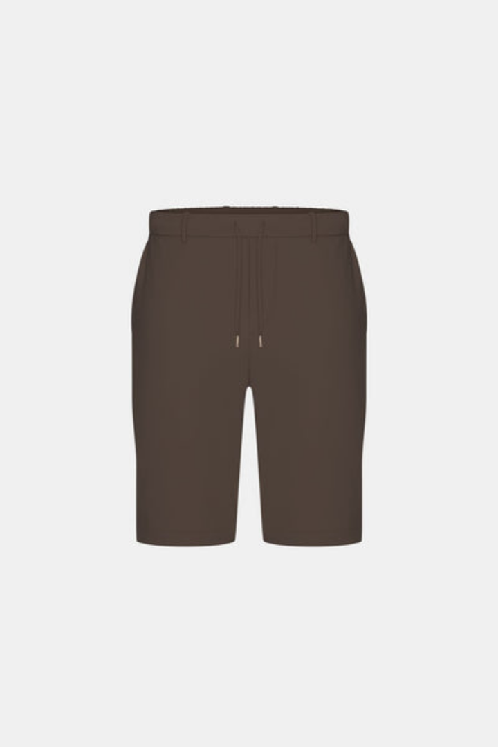 NOURÉ Mocha Brown Urban Tech Shorts