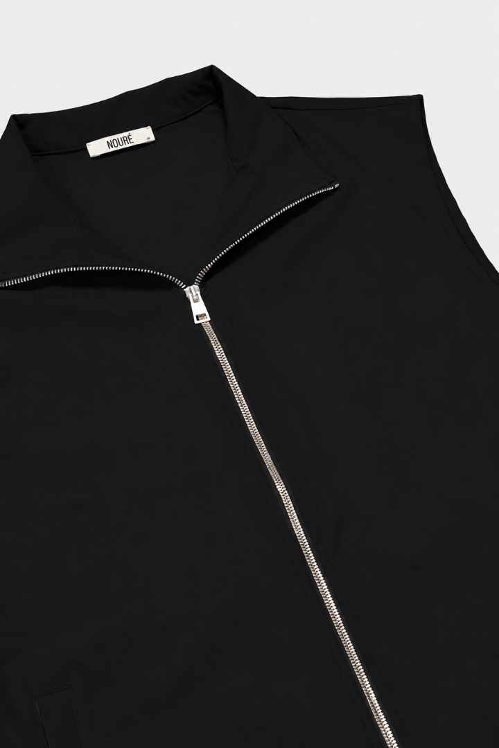 NOURÉ Onyx Black Tech Gilet