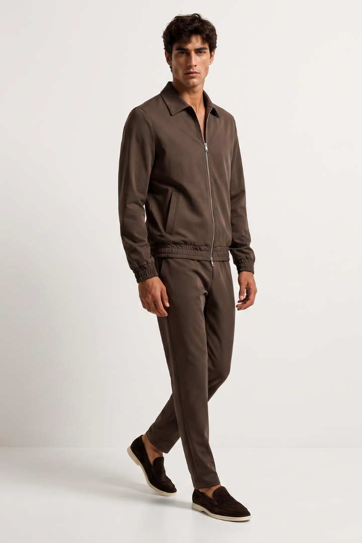 NOURÉ Mocha Brown Tech Suit
