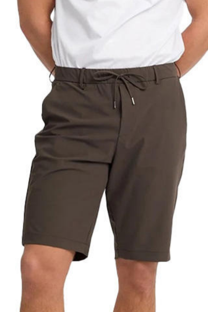 NOURÉ Mocha Brown Urban Tech Shorts
