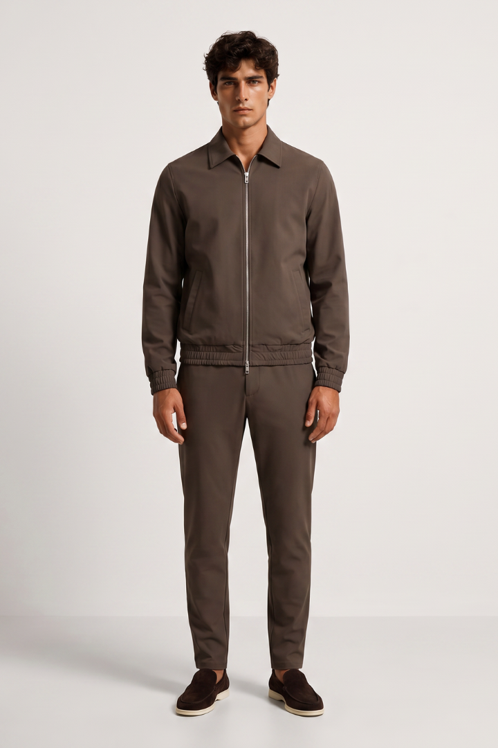 NOURÉ Mocha Brown Tech Suit
