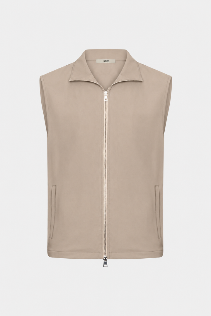 NOURÉ Light Beige Tech Gilet