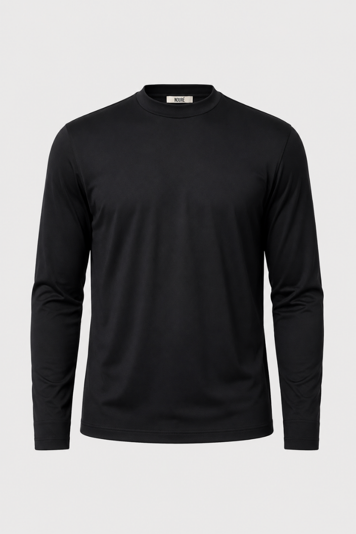 NOURÉ Midnight Black Longsleeve T-Shirt