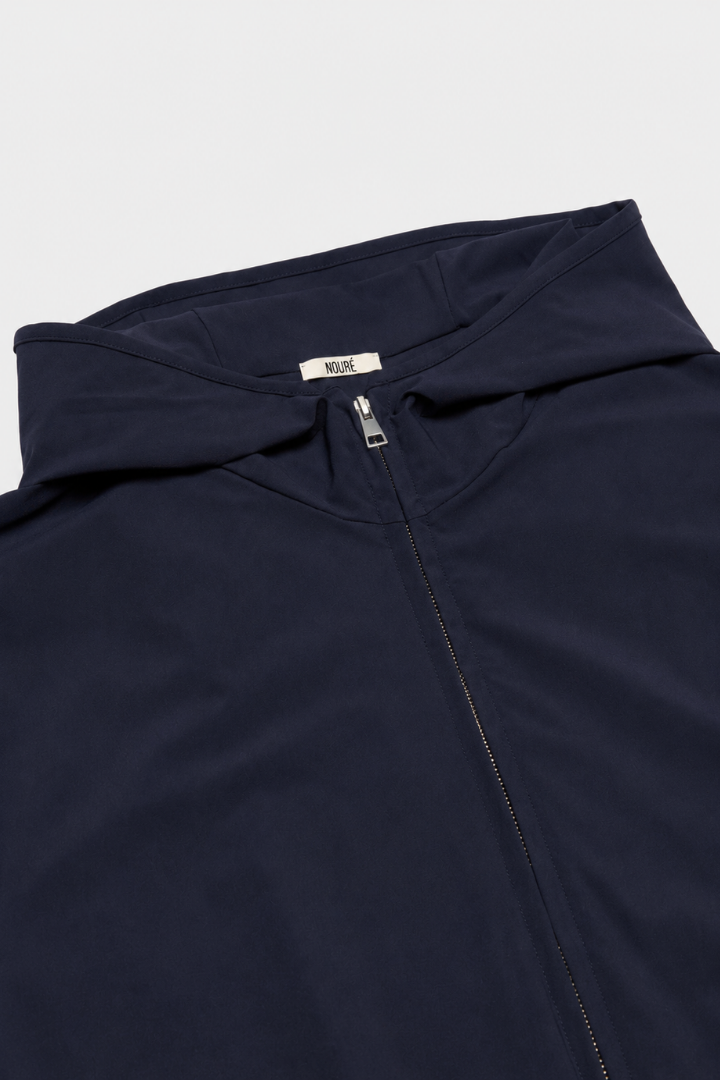 NOURÉ Midnight Blue Hooded Tech Suit