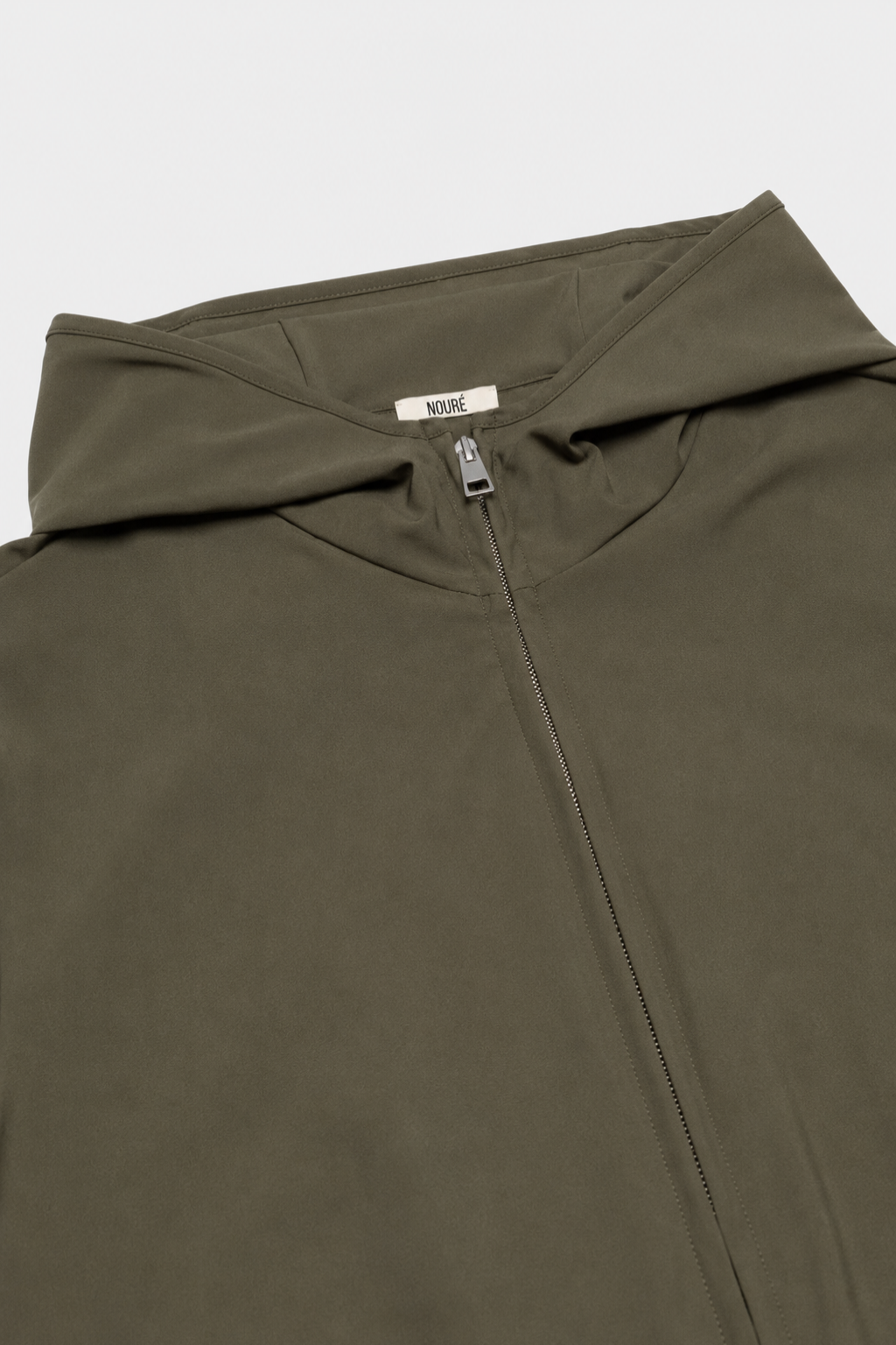 NOURÉ Dark Green Hooded Tech Suit