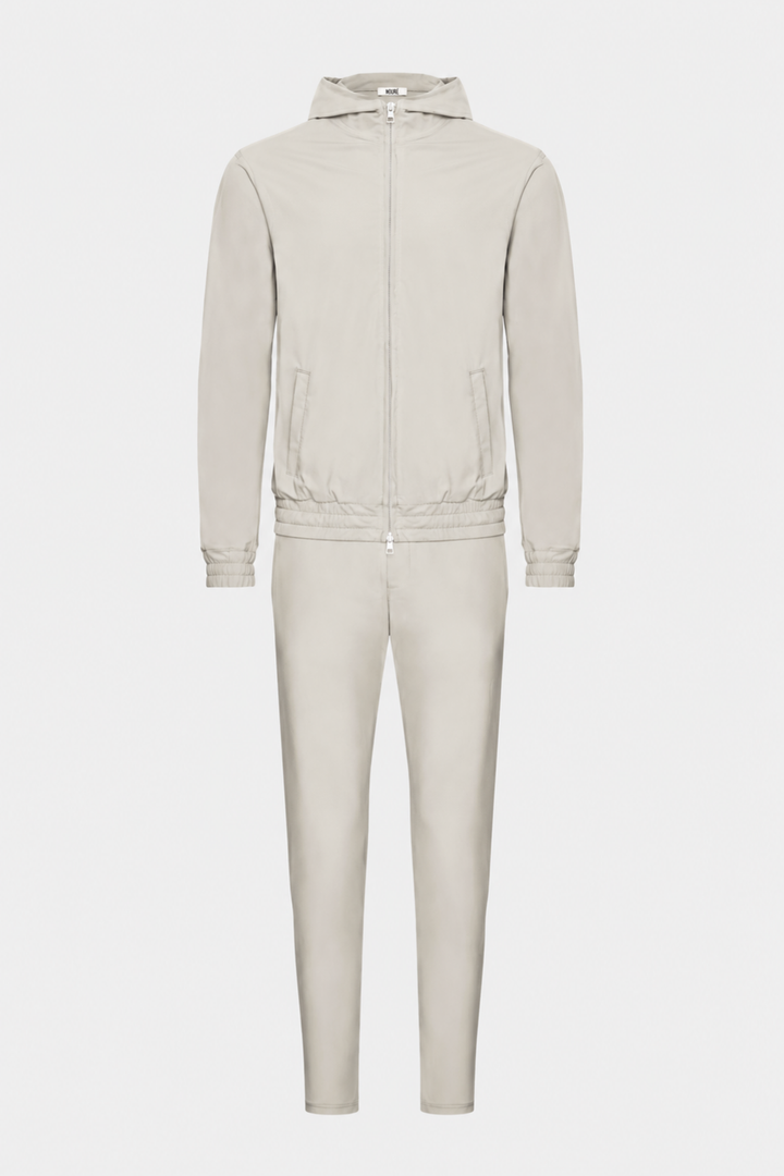 NOURÉ Cloud Grey Hooded Tech Suit