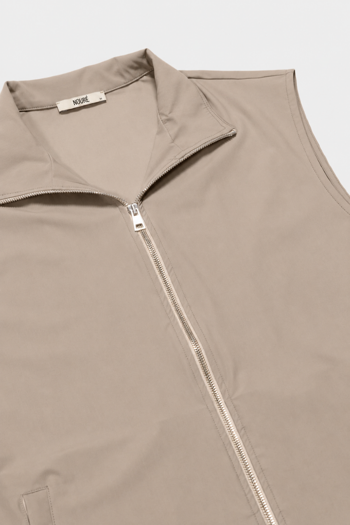 NOURÉ Light Beige Tech Gilet