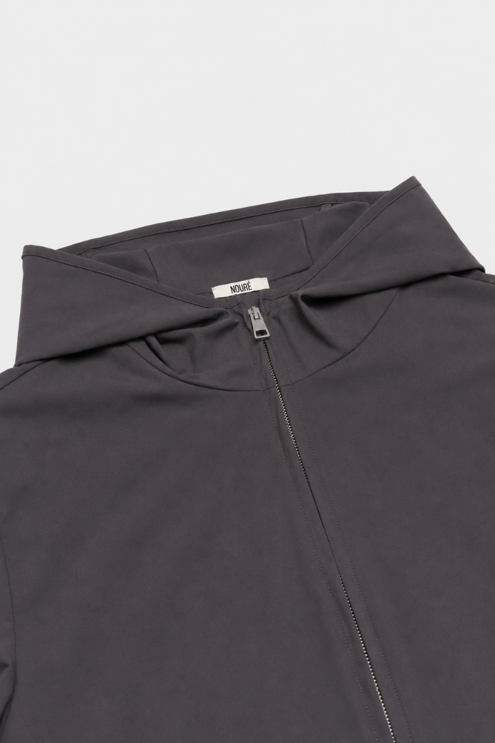 NOURÉ Slate Grey Hooded Tech Suit