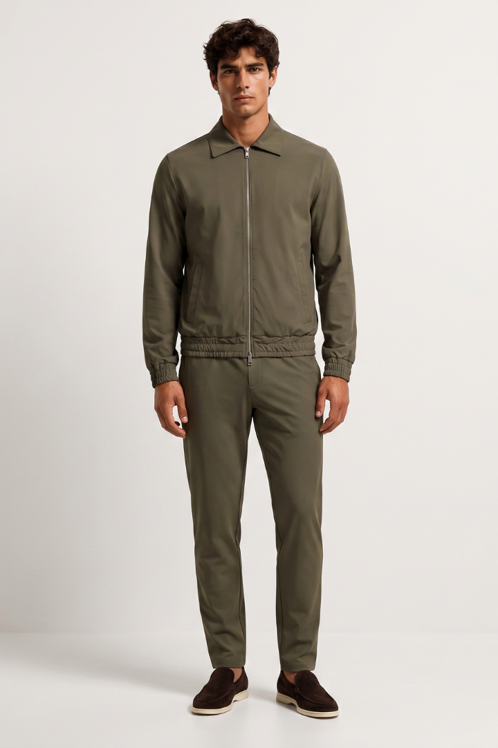 NOURÉ Dark Green Tech Suit