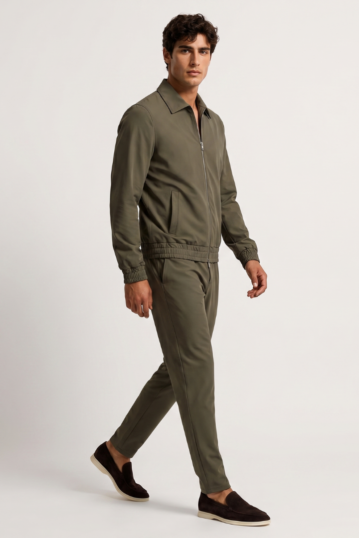 NOURÉ Dark Green Tech Suit