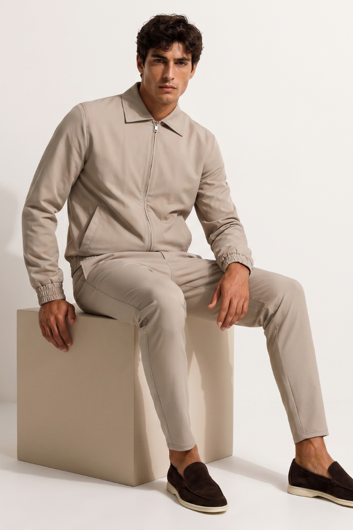 NOURÉ Light Beige Tech Suit