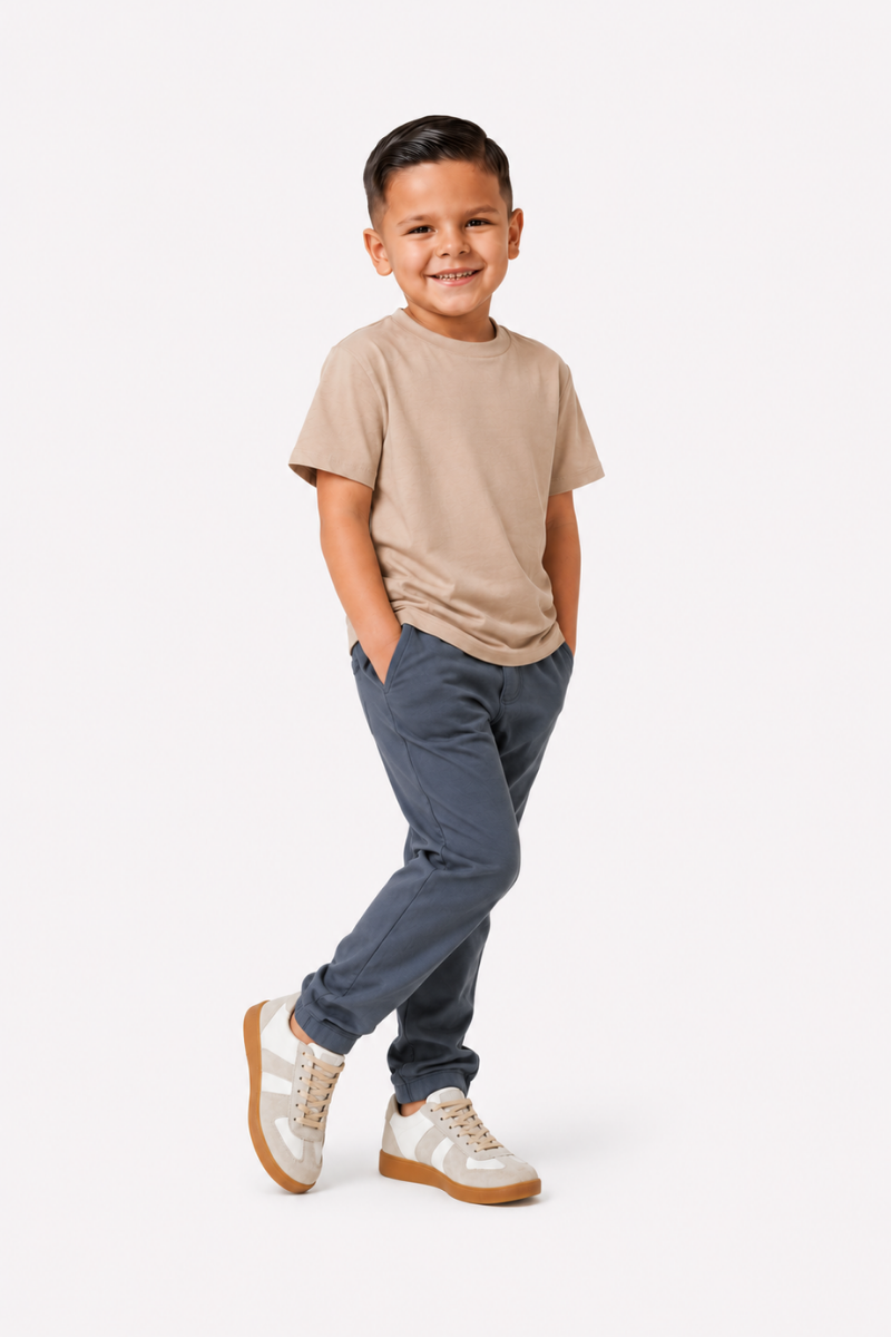 NOURÉ Sand Beige Mercerised Cotton T-Shirt