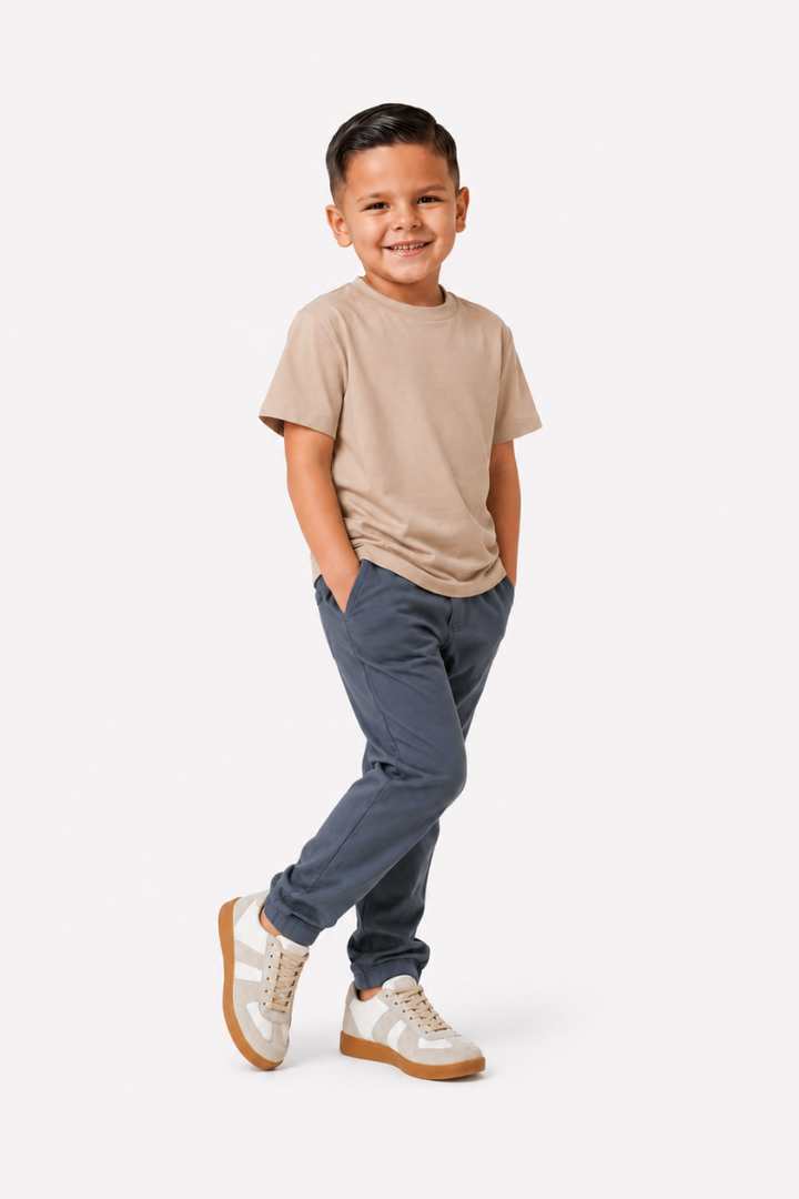 NOURÉ Sand Beige Mercerised Cotton T-Shirt