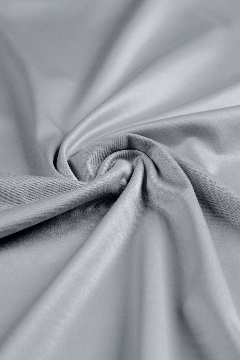 NOURÉ Mist Grey Polo Shirt Long Sleeve