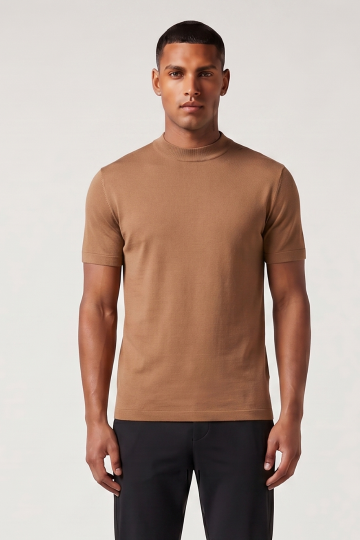 NOURÉ Caramel Brown T-Shirt