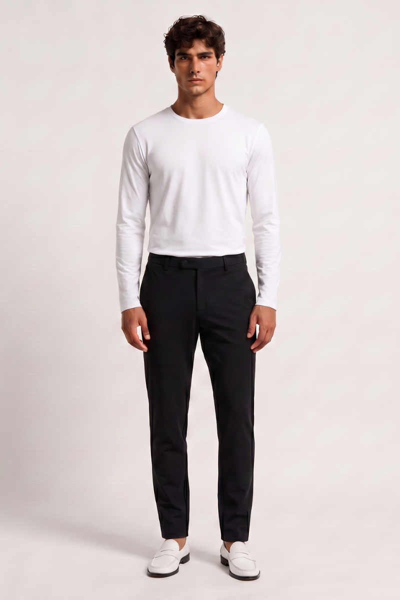NOURÉ Pure White Longsleeve T-Shirt