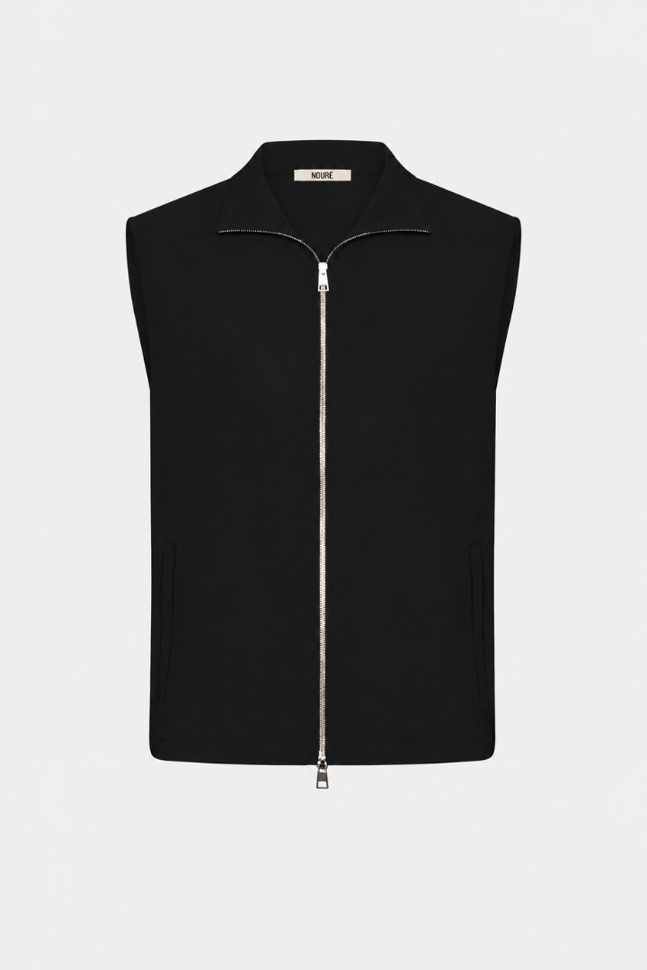 NOURÉ Onyx Black Tech Gilet