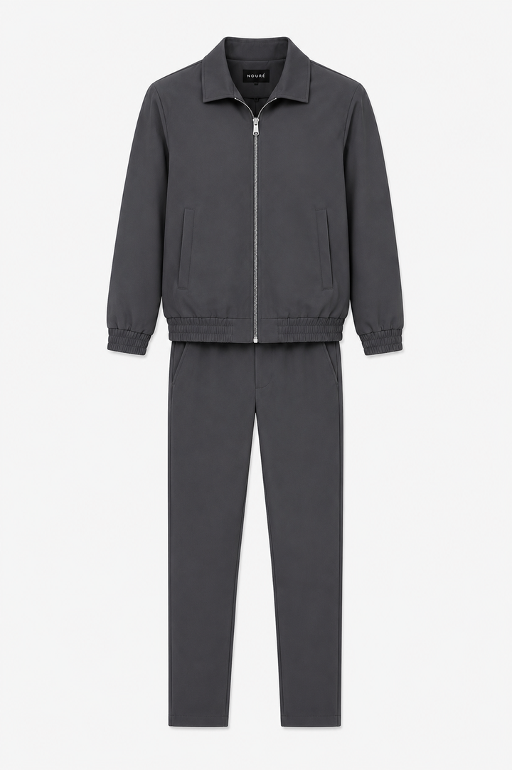 NOURÉ Kids Slate Grey Tech Suit
