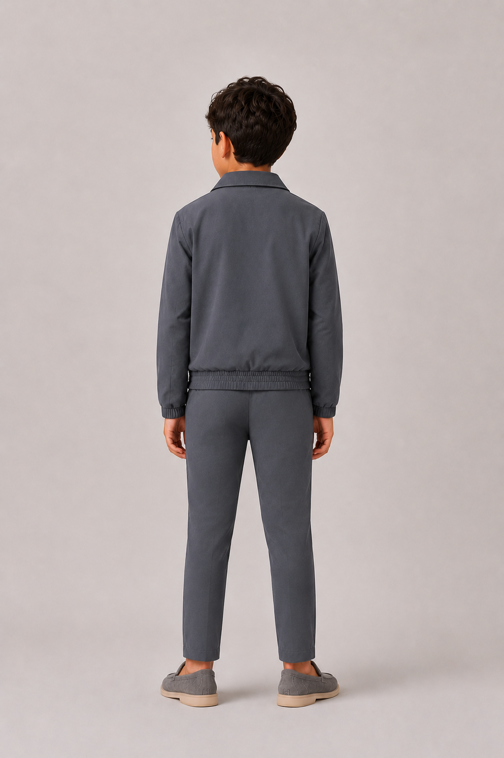 NOURÉ Kids Slate Grey Tech Suit