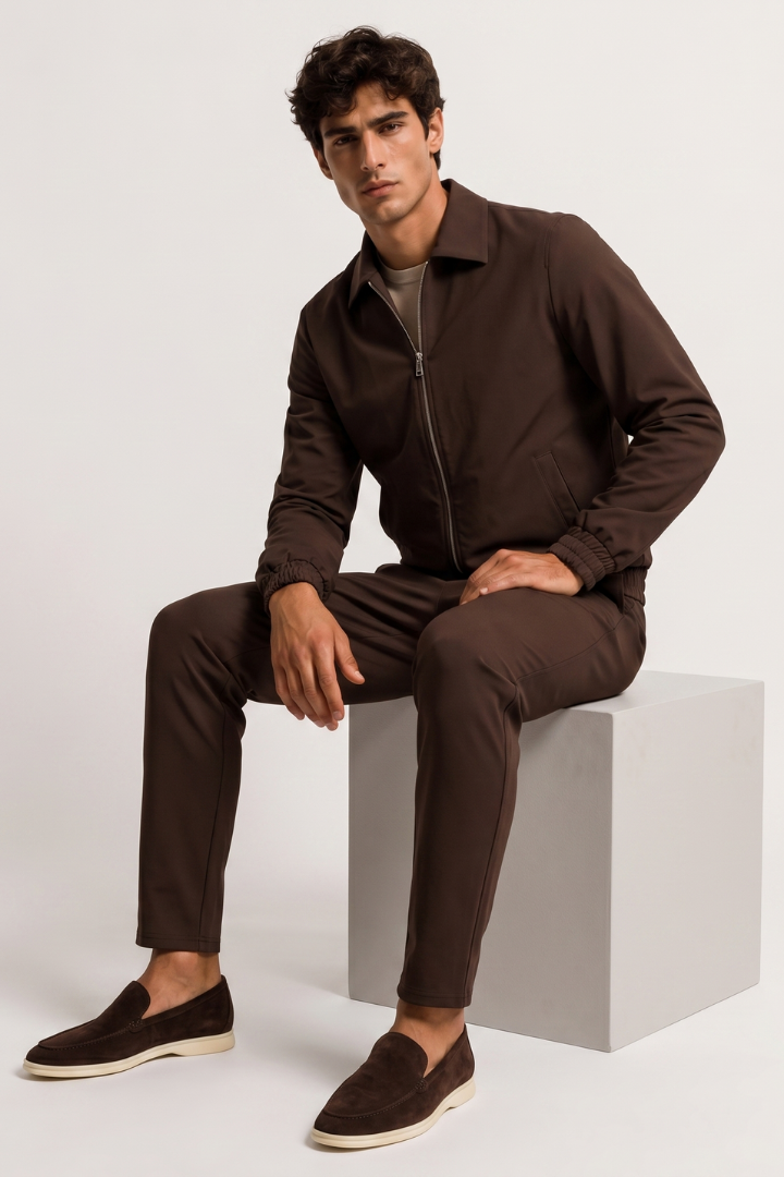 NOURÉ Copper Brown Tech Suit