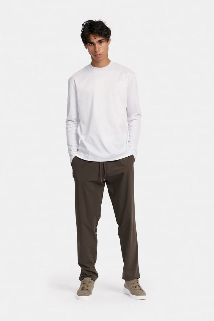 NOURÉ Pure White Longsleeve T-Shirt