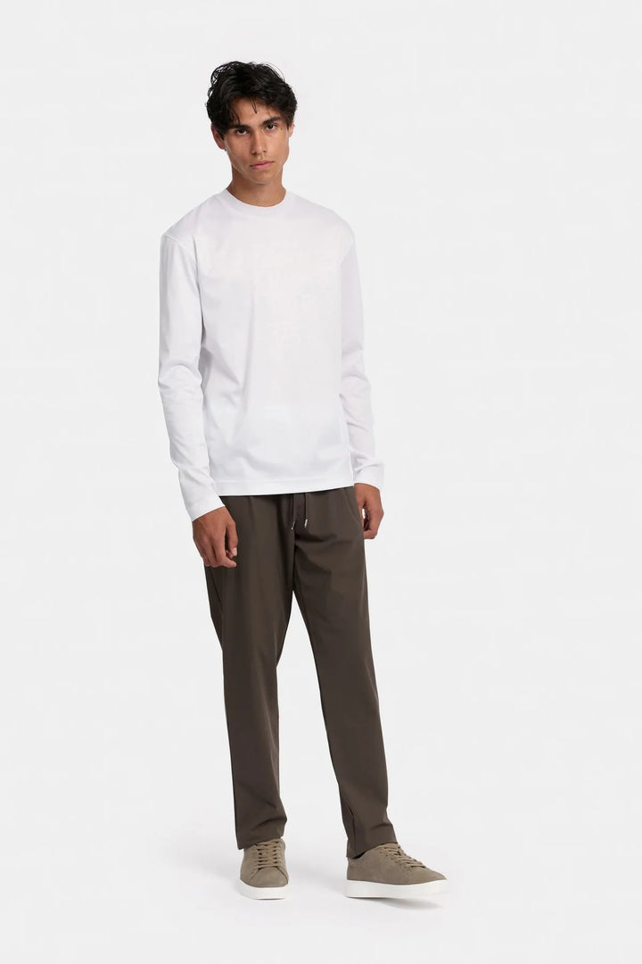 NOURÉ Pure White Longsleeve T-Shirt