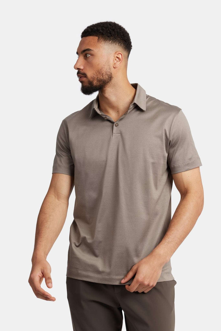 NOURÉ Desert Taupe Polo Shirt
