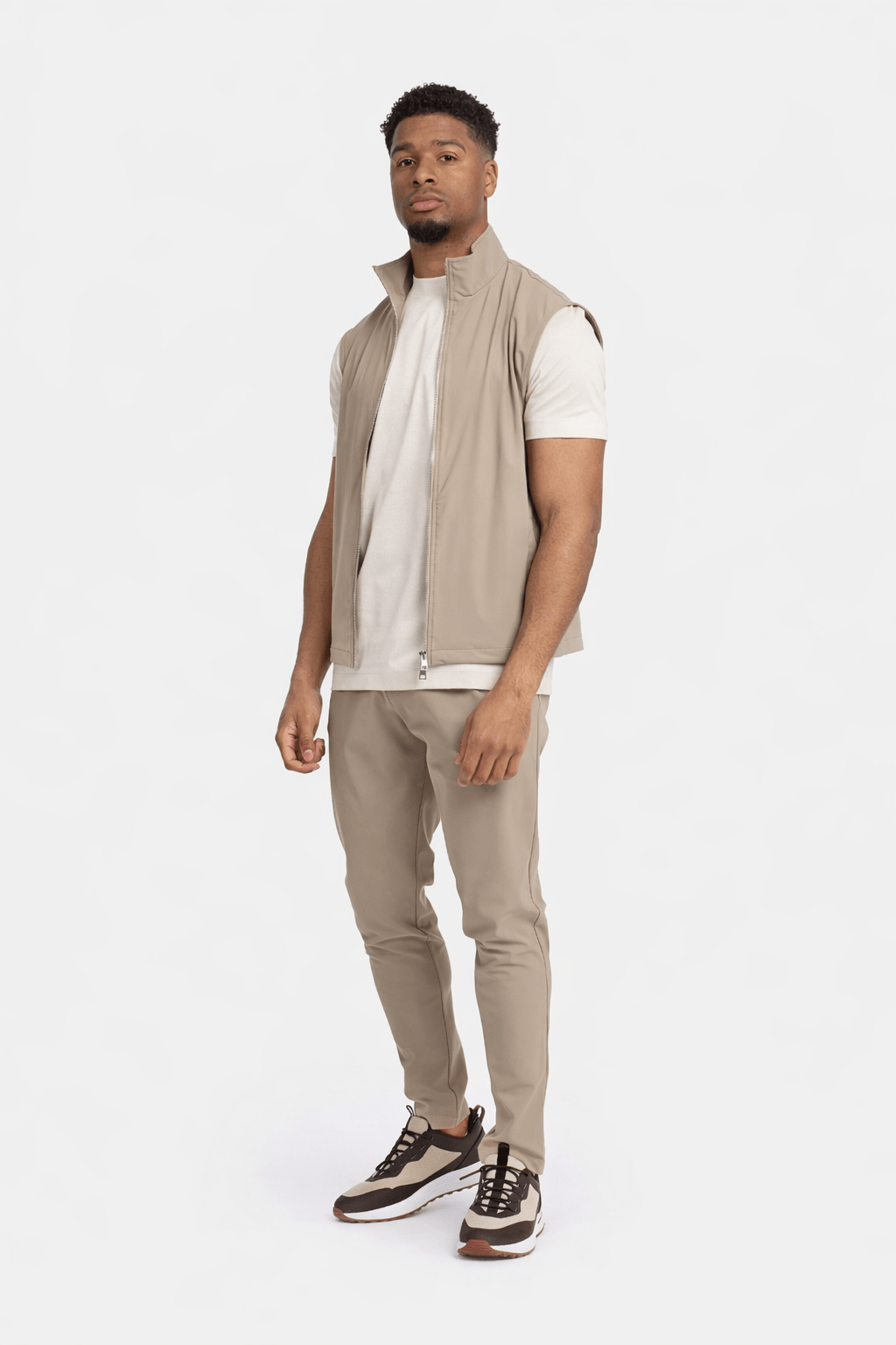 NOURÉ Light Beige Tech Gilet