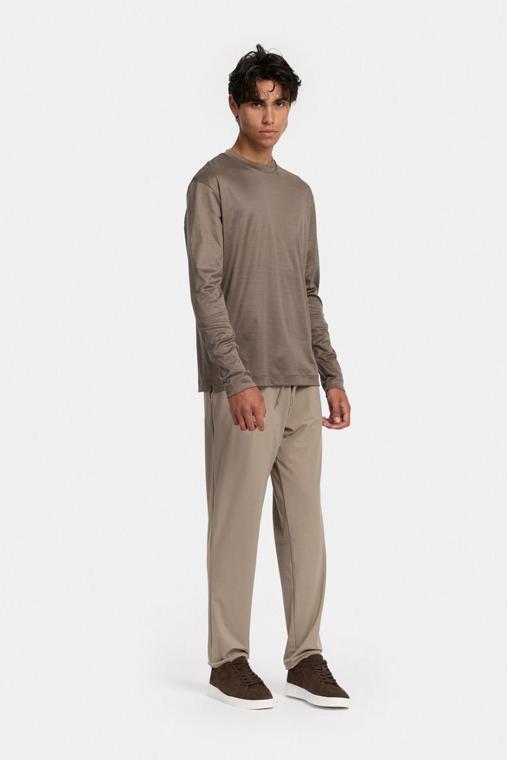 NOURÉ Light Beige Urban Tech Pants