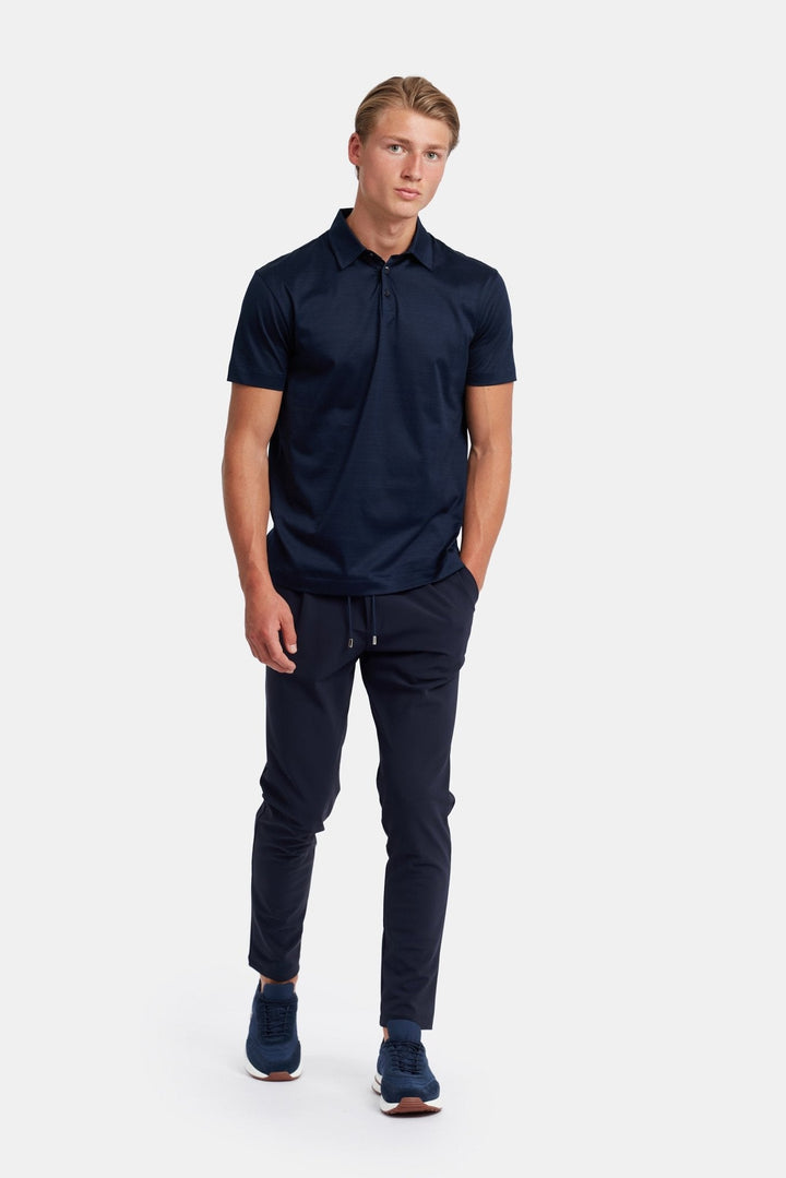 NOURÉ Midnight Blue Polo Shirt
