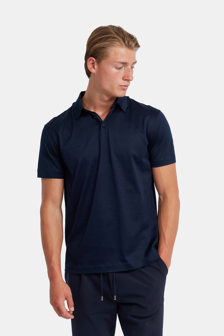 NOURÉ Midnight Blue Polo Shirt