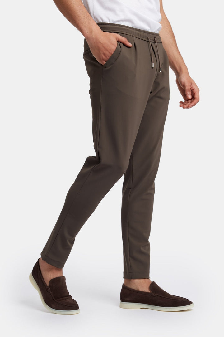 NOURÉ Dark Brown Smart Pants