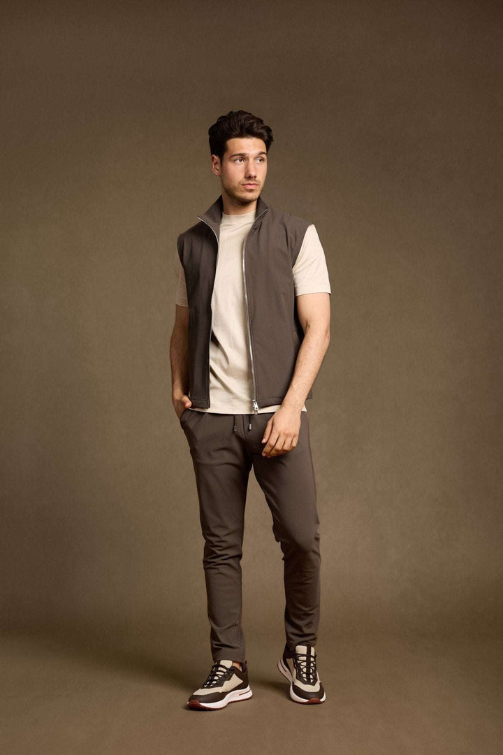 NOURÉ Mocha Brown Tech Gilet