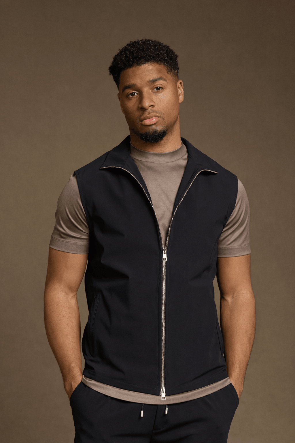 NOURÉ Onyx Black Tech Gilet