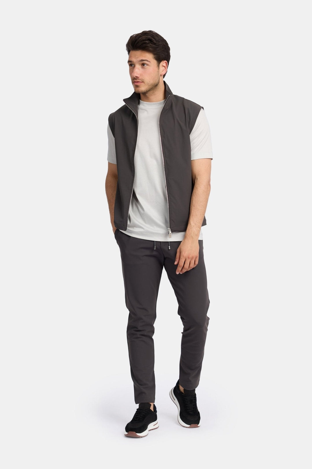 NOURÉ Slate Grey Tech Gilet