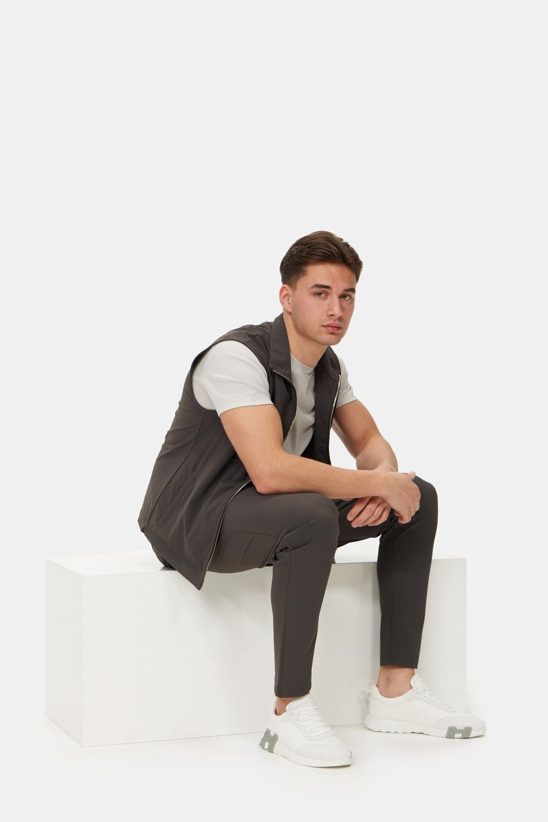NOURÉ Slate Grey Tech Gilet