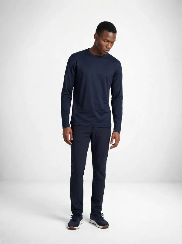 NOURÉ navy blue Longsleeve T-Shirt